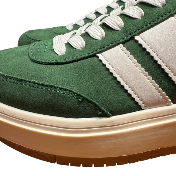 MADDEN GIRL Navida Women's 8M Platform Low Top Sneakers Green White Shoes READ - Picture 9 of 12